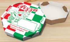 Caixa de Pizza Estampada - Caixa de Pizza 25cm 